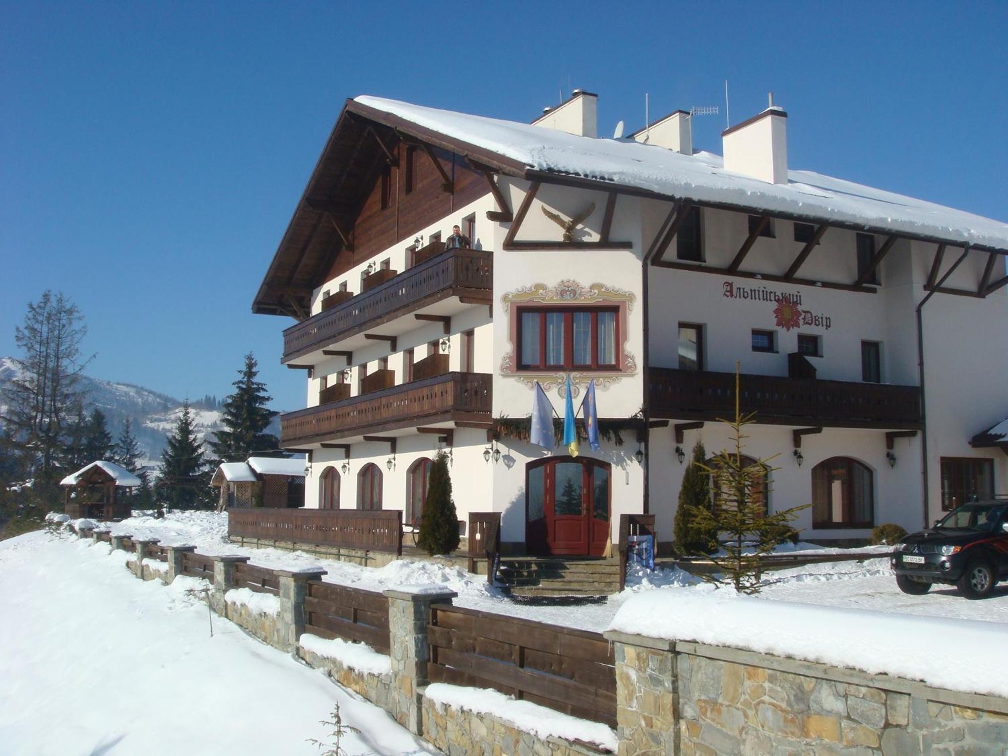 Alpenhof Pansion Slavske Exterior foto