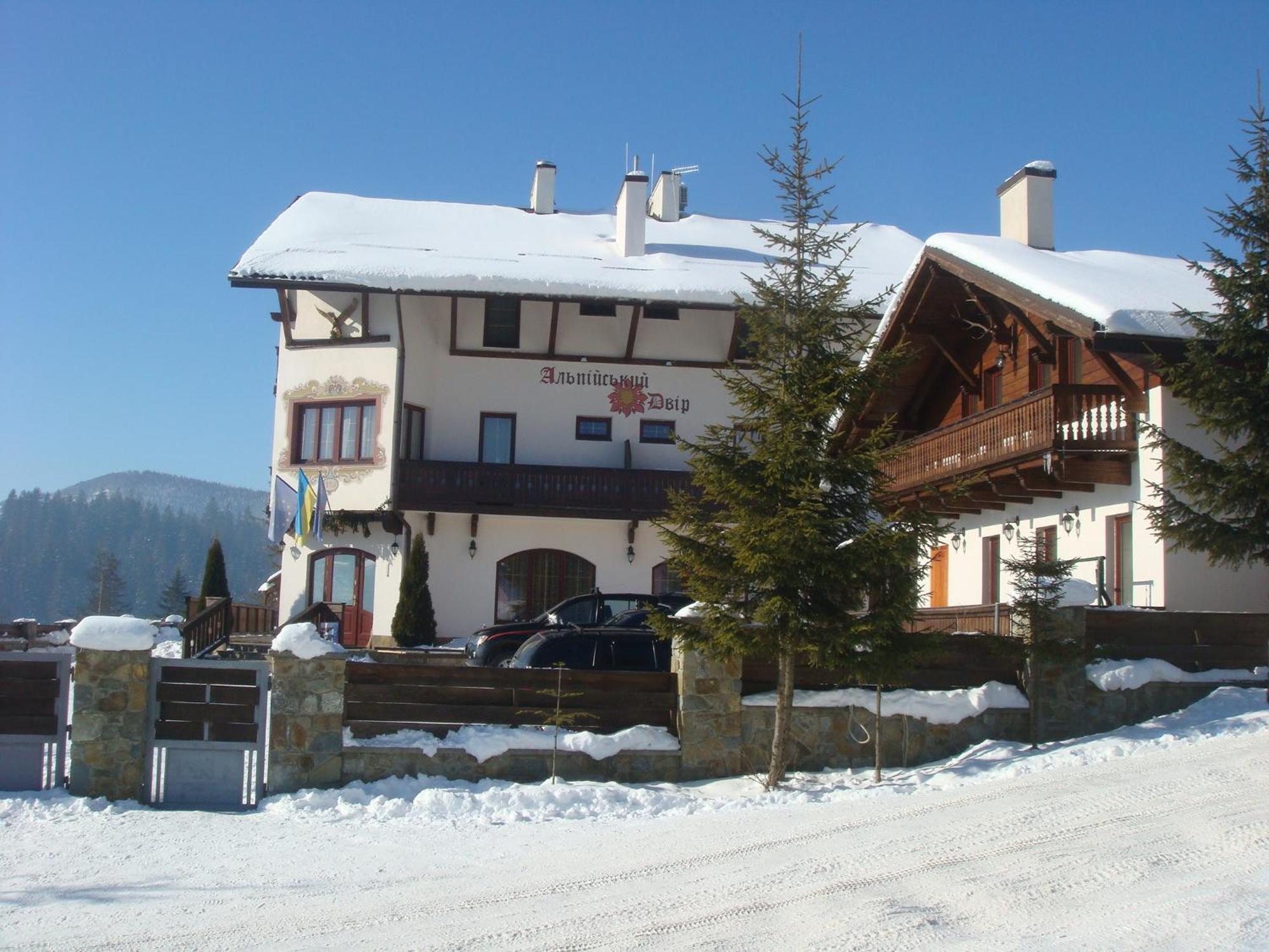 Alpenhof Pansion Slavske Exterior foto